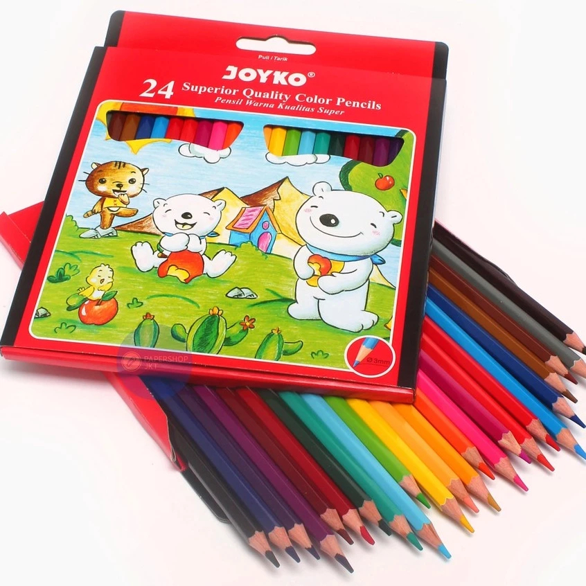 

Pensil Warna Joyko Panjang 24 Warna CP-24PB