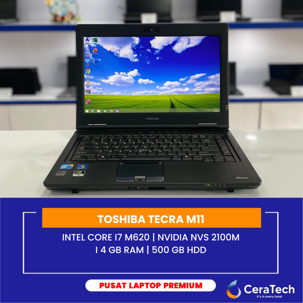 TOSHIBA TECRA M11 INTEL CORE I7 RAM 4 GB HDD 500 GB