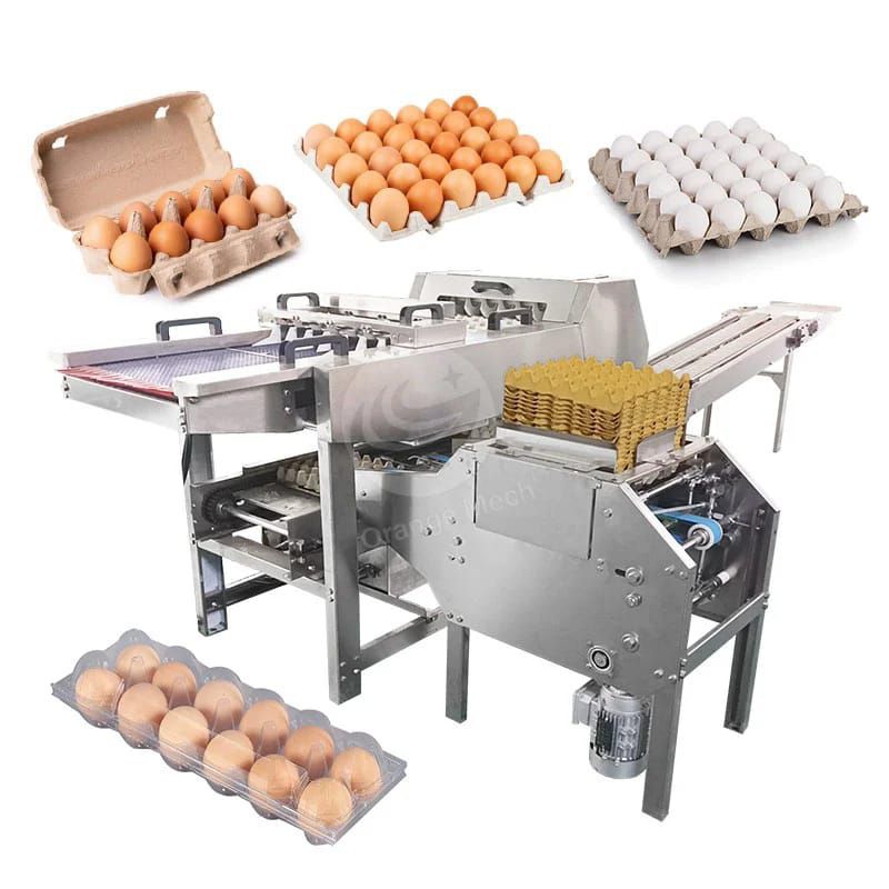 MESIN PACK TELUR OTOMATIS / MESIN PENYORTIR DAN PACK TELUR AYAM / TELUR BEBEK