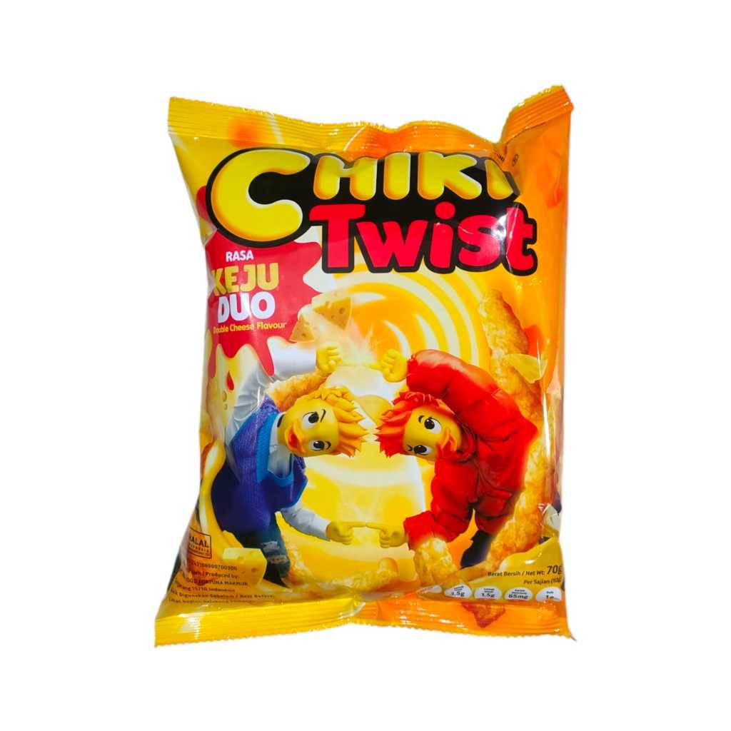 

Snack Chiki Twist Keju Duo 70gr