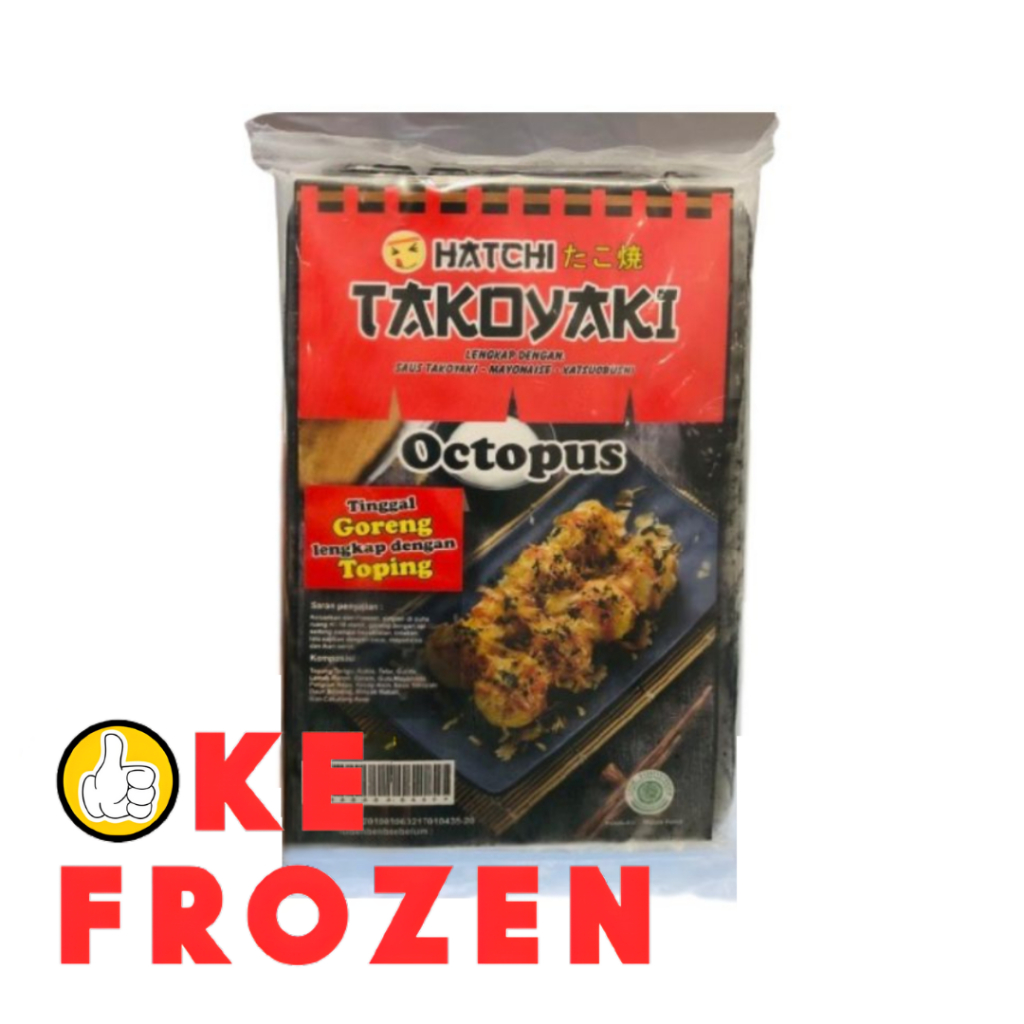 

HATCHI TAKOYAKI OCTOPUS SIAP SAJI ISI 11PCS
