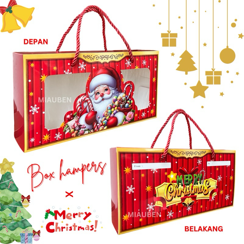 

isi 5 Box hampers untuk 2 toples bulat 250gr