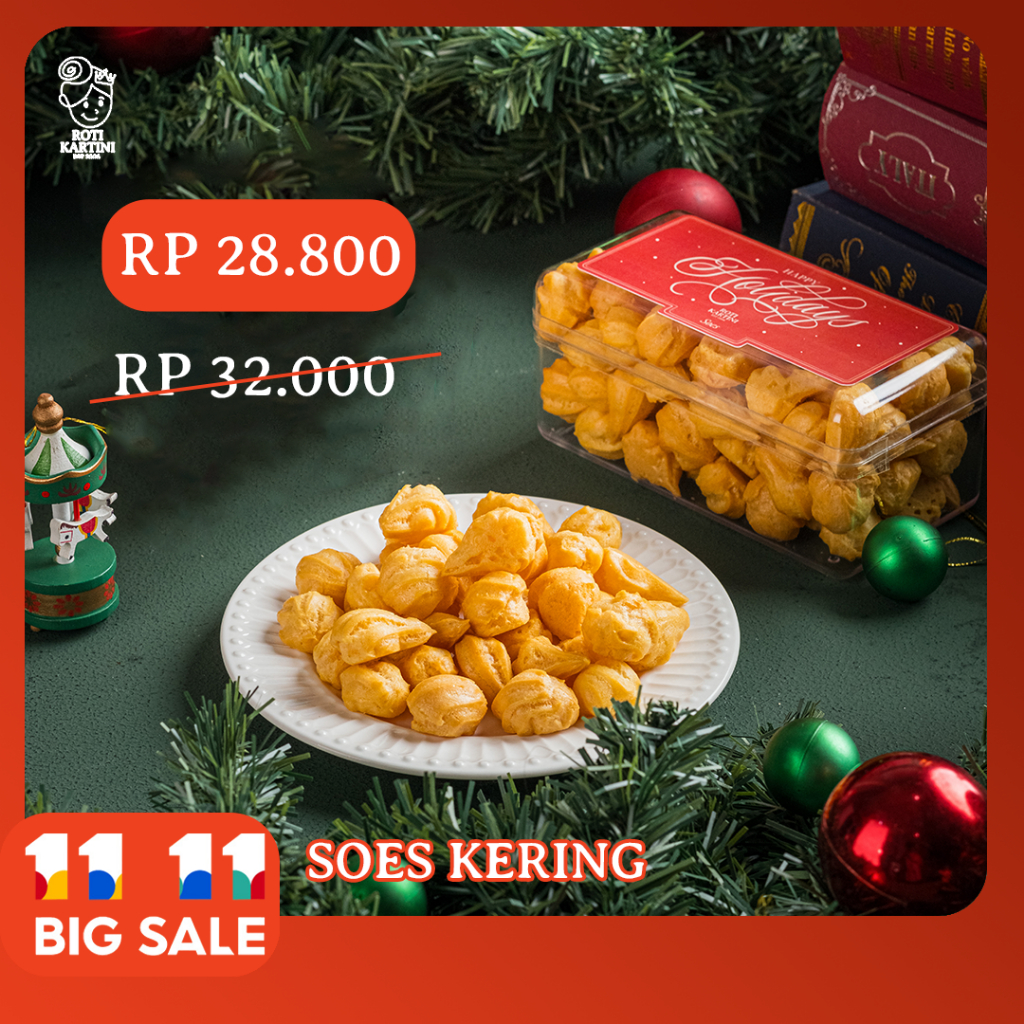 

Roti Kartini Soes Kering Edisi Natal 2024 dan Tahun Baru 2025