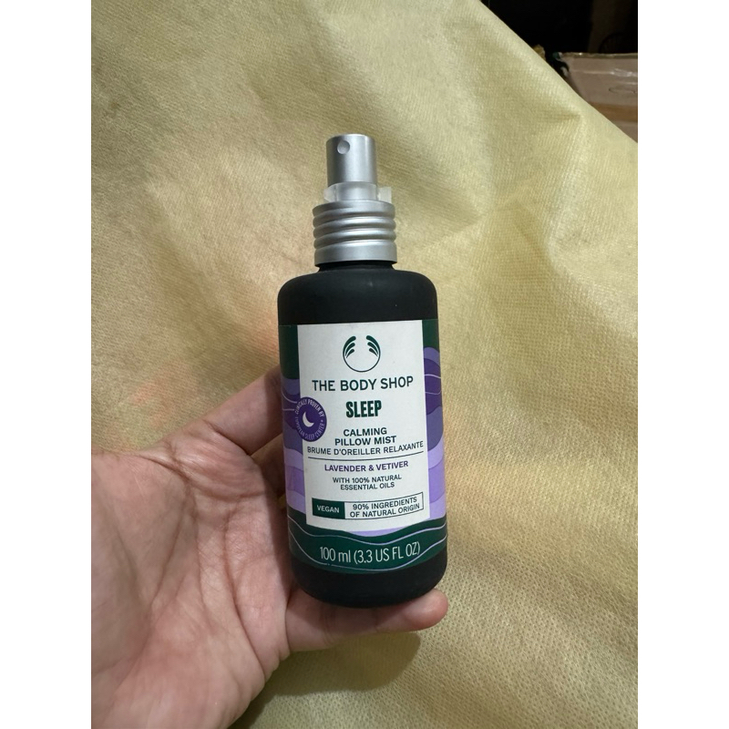 THE BODY SHOP SLEEP CALMING PILLOW MIST LAVENDER AND VETIVER 100ml ORIGINAL