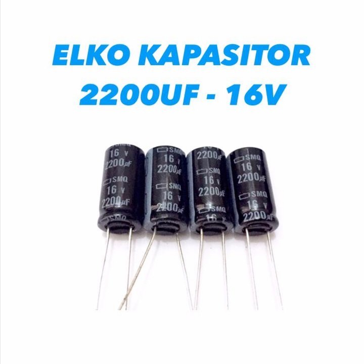 Elco 2200uf 16v (100 pcs)