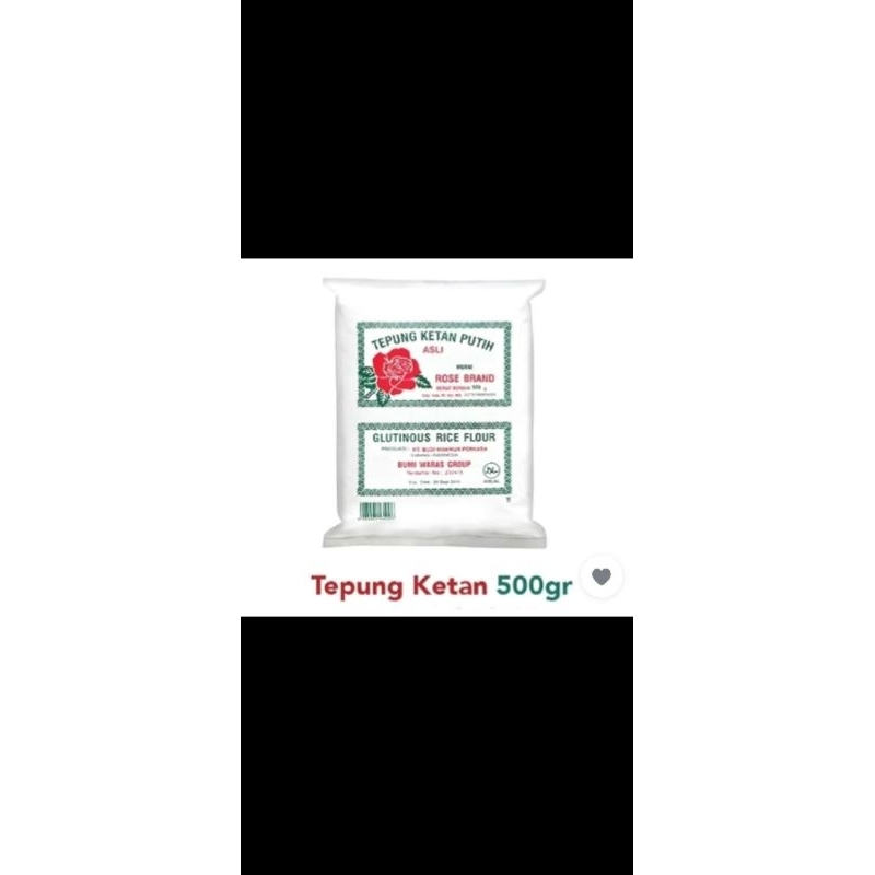 

Rose Brand Tepung Ketan Putih 500gr