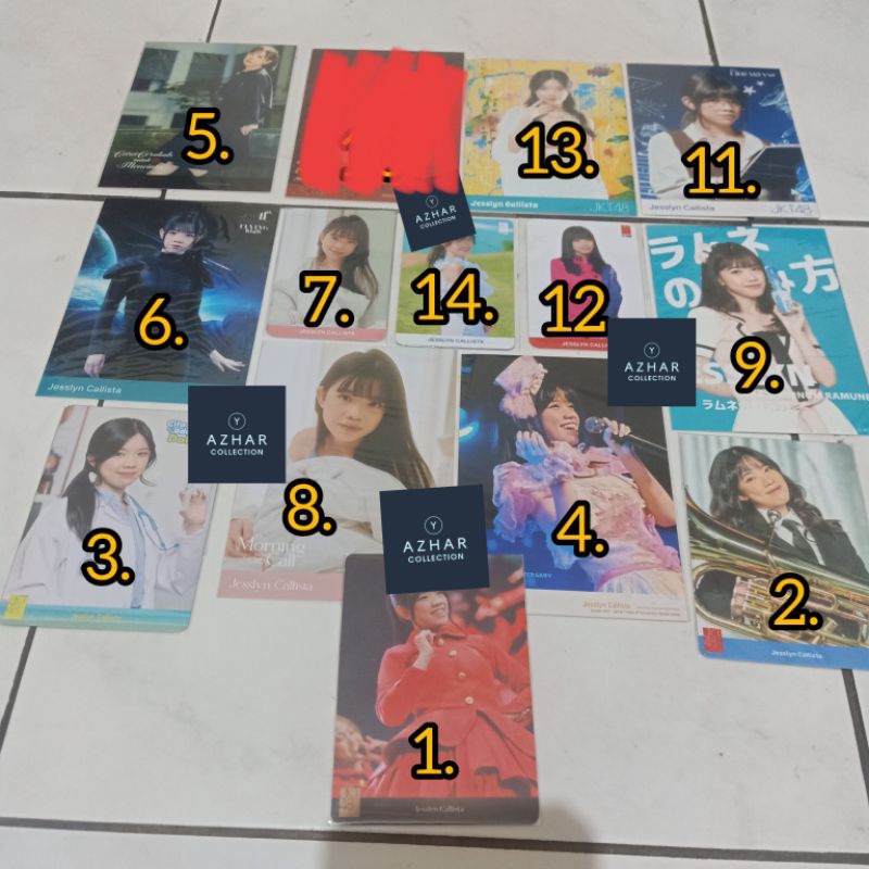 Set Photopack PP dan Photocard PC JKT48 Jesslyn Callista Official (CEK DESKRIPSI)