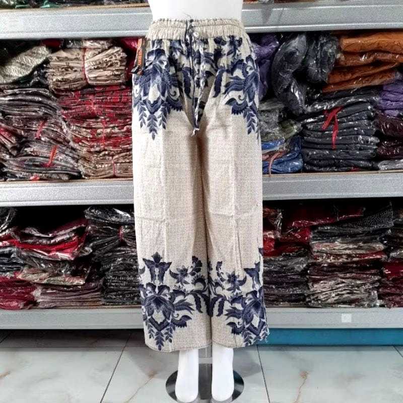 CELANA PANJANG WANITA KULOT PERCA BATIK JOGJA UNIK SANTAI PEKALONGAN ELEGAN BARU