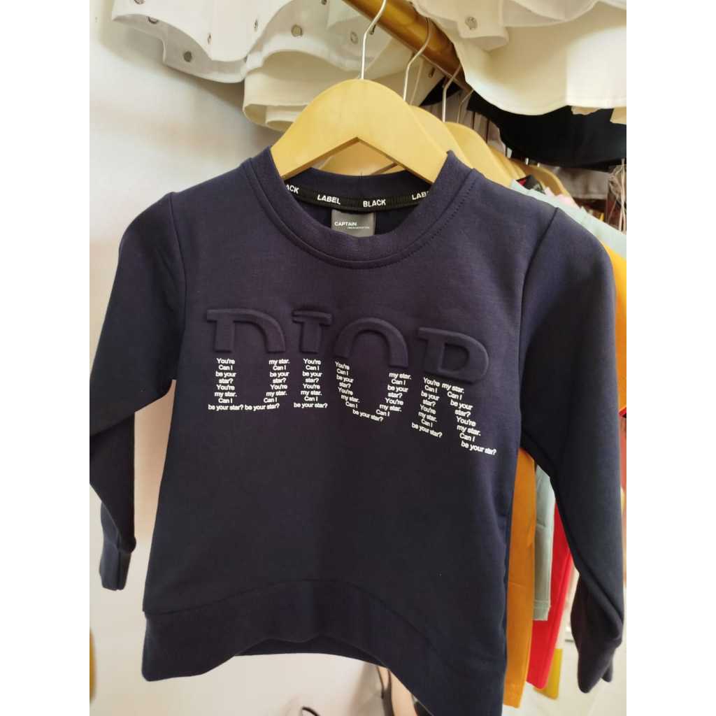 Baju Anak (Dior) Ukuran 8, warna Navy