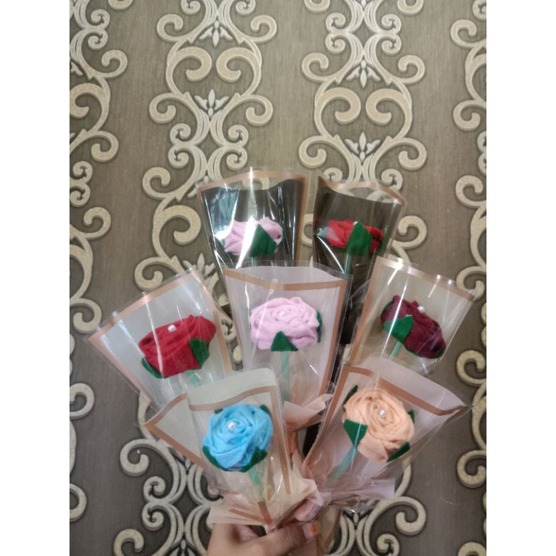 (BA) buket hari guru  bunga satuan / buket hari guru murah / buket hari guru grosiran/ gift hari gur