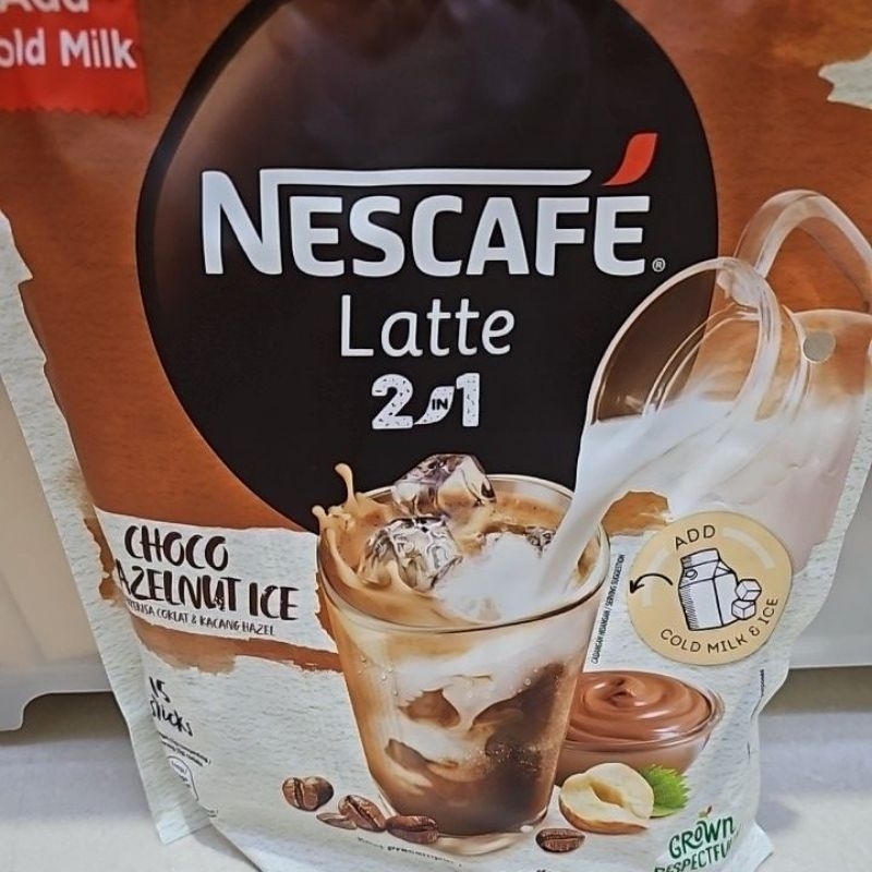 

Ready Stock Nescafe Latte 2in1 Choco Hazelnut