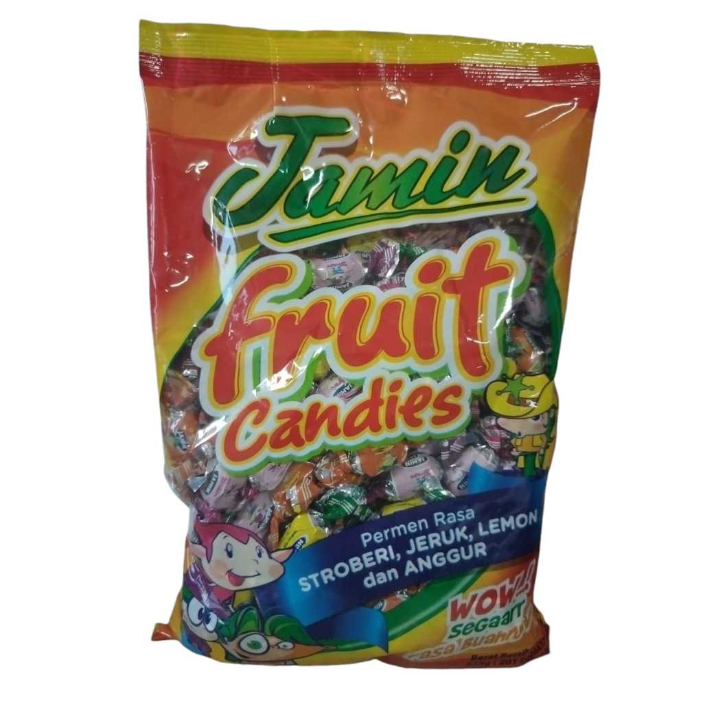 

Jamin Fruit Candies (Permen Rasa Stroberi, Jeruk, Lemon & Anggur)