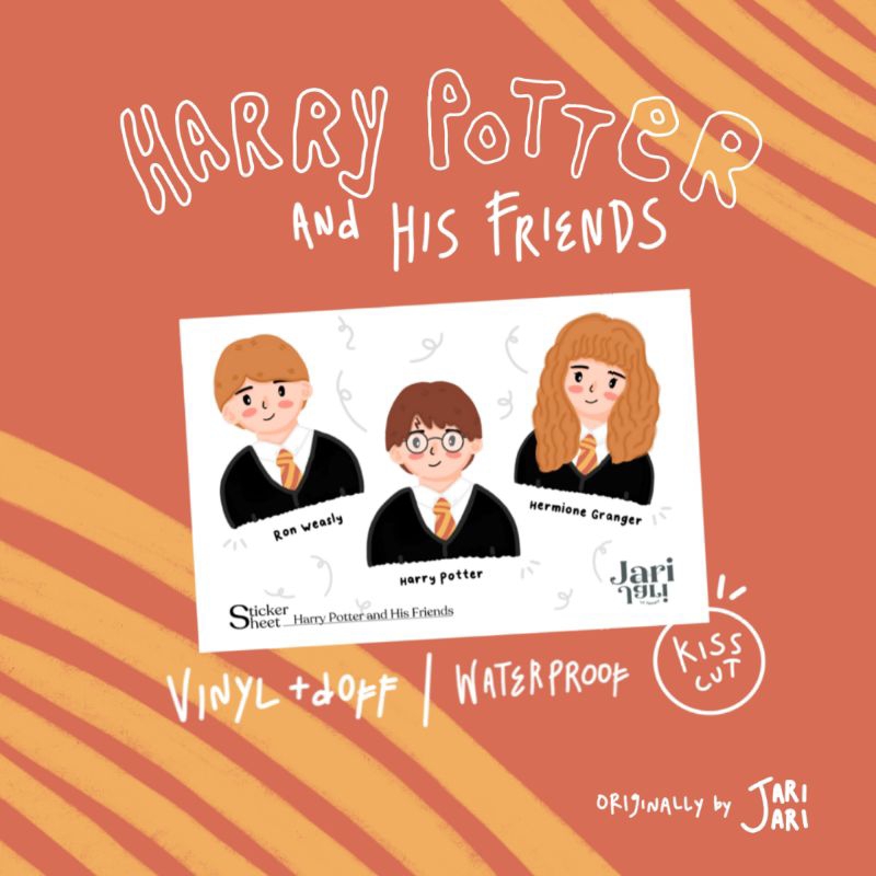 

Harry Potter and His Friends | Sticker Sheet - Jari Jari