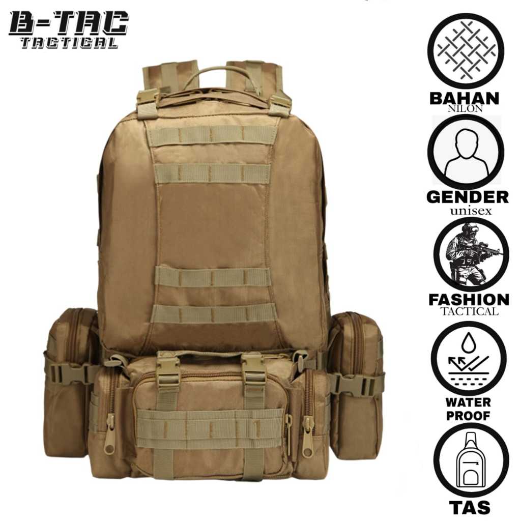 [T.213]Tas Ransel Pria Model Terbaru Tas Ransel Anak 213 Outdoor/ Tas Ransel 4 in 1 Kapasitas 50L/Ta