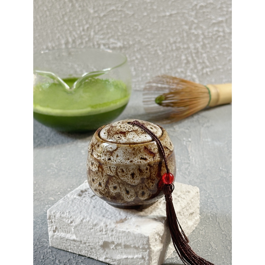 Matcha Ceramic Canister 14