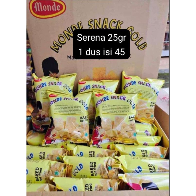 

KARTONAN Monde Snack Gold Serena Isi 45 pcs