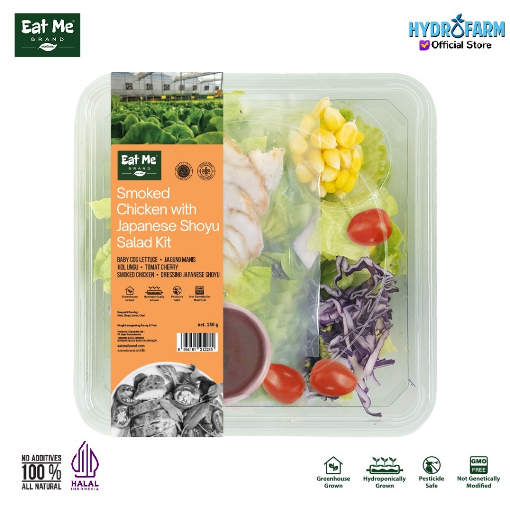 

Eat Me Brand - Salad Kit Smoked Chicken With Japanese Shoyu