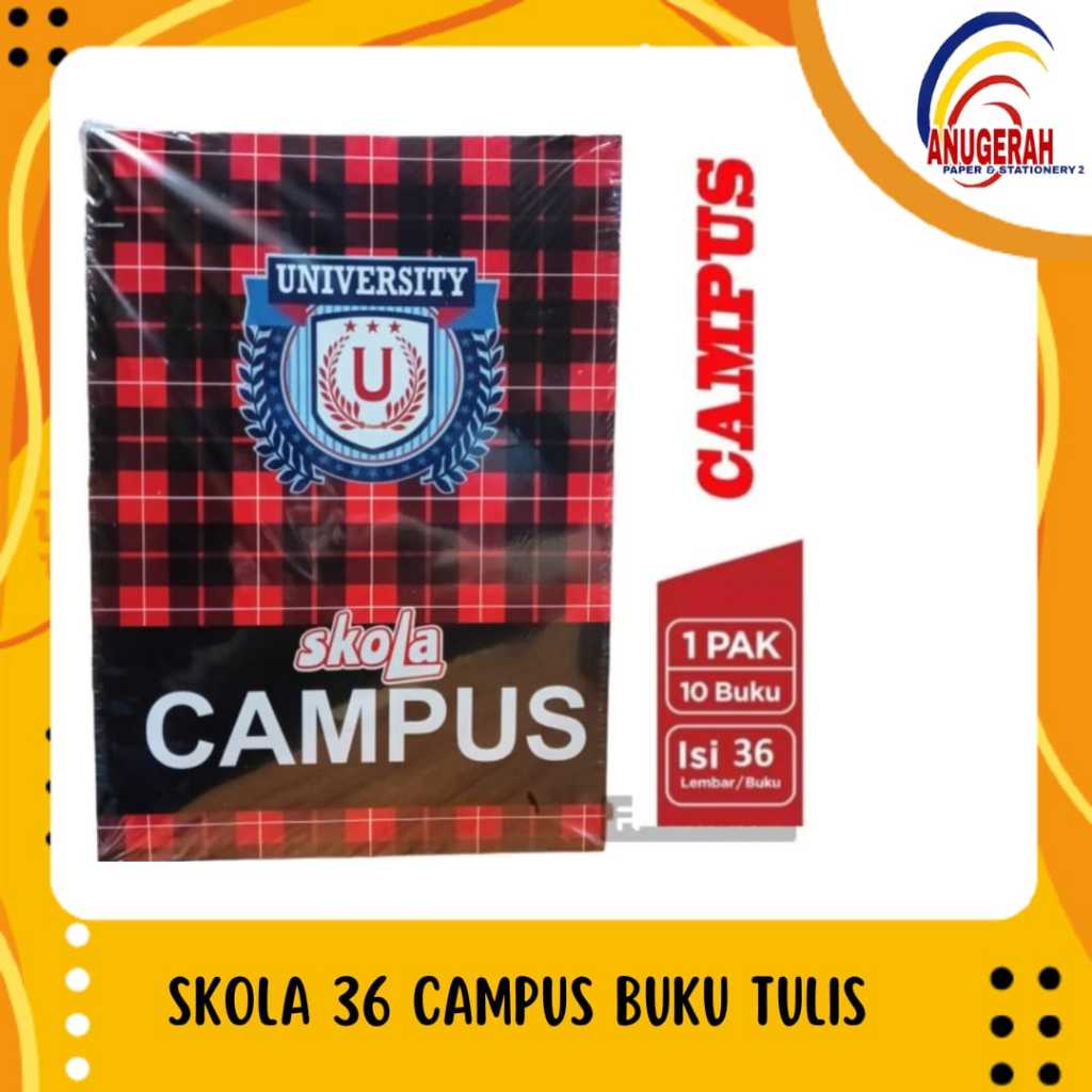 

SKOLA 36 CAMPUS BUKU TULIS (PAK)