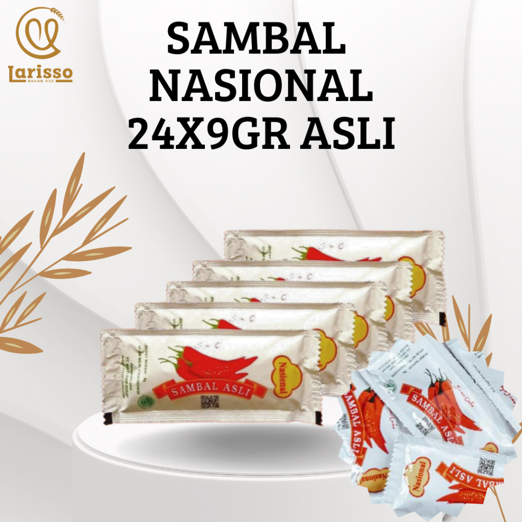 

SAUS SAMBAL PEDAS NASIONAL SACHET 24X9gr