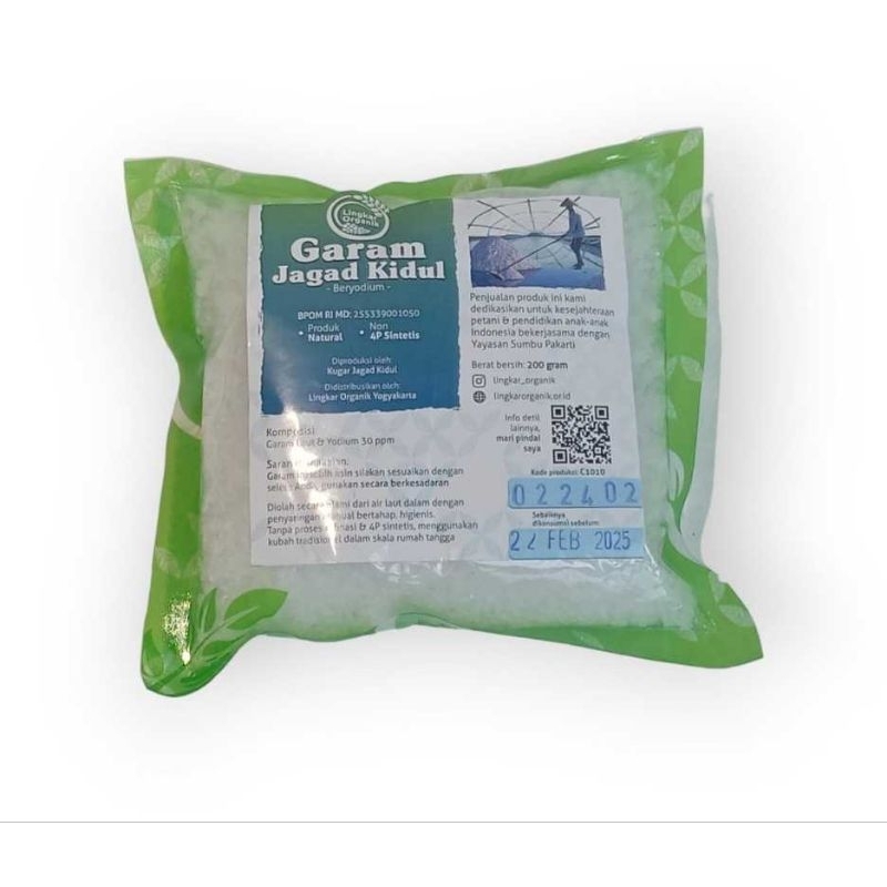 

Garam Laut 200gr Lingkar Organik * Solo *