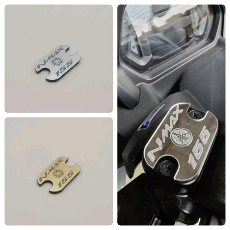 emblem tutup minyak rem motor Yamaha NMAX TURBO 2024