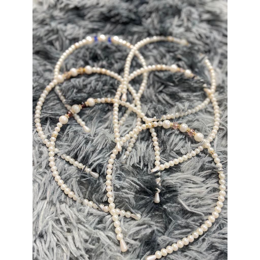 Bandana Bando Wanita Dewasa Model Kekinian Mutiara 1414BDMT