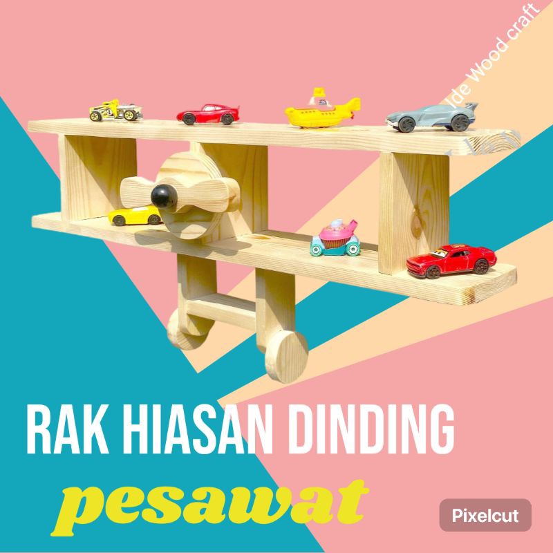 Rak hiasan dinding unik | rak mainan anak