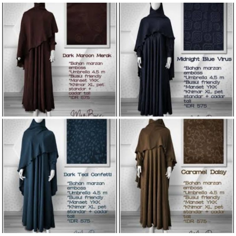 Gamis Rumah Hafidzah RH Edisi Marboss M Preloved