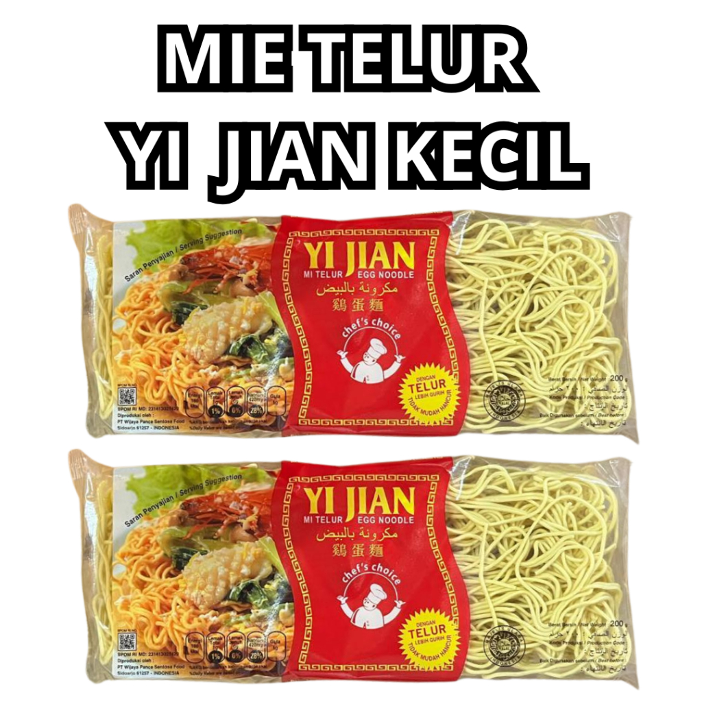 

Mie Telur Yi Jian Kecil 200gr