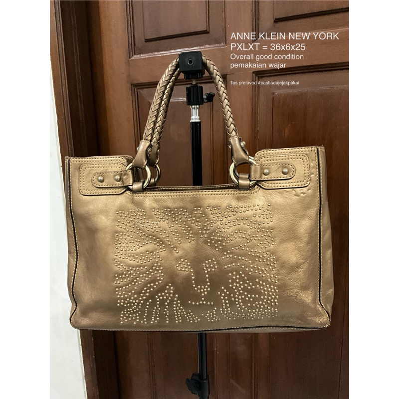 ANNE KLEIN new york kepala singa handbag