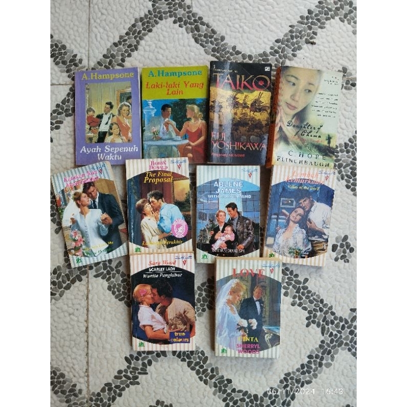 Variasi Buku Novel; The Final Proposal, WITH BABY IN MIND, Ayah Sepenuh Waktu, Laki-Laki Yang Lain, 