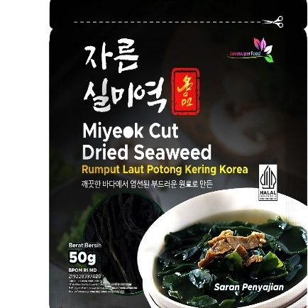 

Cut Wakame Rumput Laut Kering / Dried Seaweed / Miyeok Miso Soup