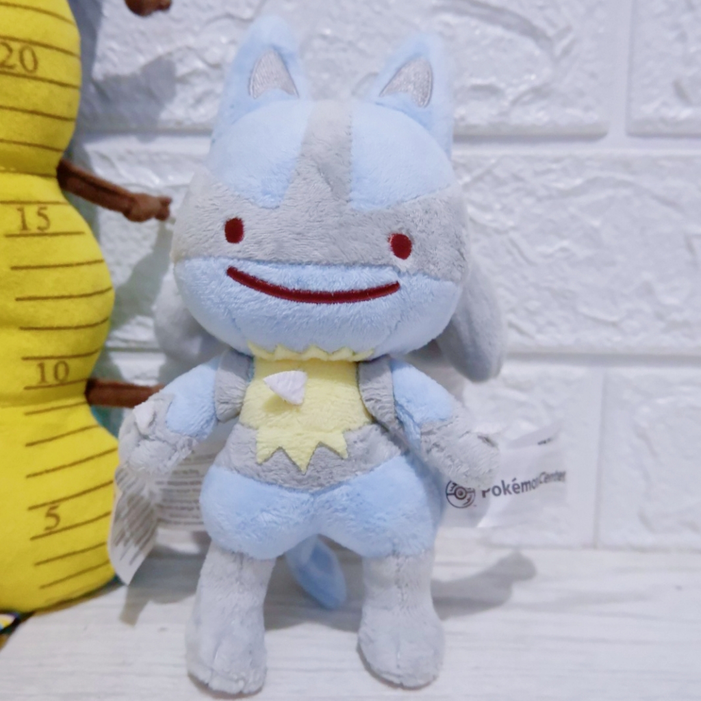 Boneka pokemon ditto transform lucario ori pokemon center