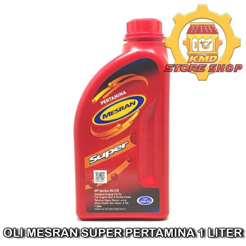 Oli Mesran Super 1 Liter Mesran Super Pertamina 1L