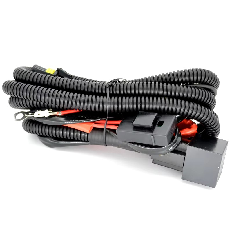 Kabel Relay Lampu HID Projector Biled Projie LED Motor H4 1 Lampu