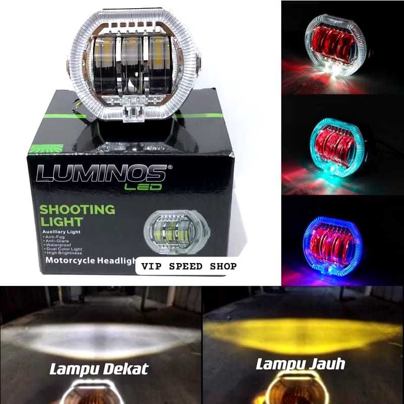 Lampu Tembak Biled Projie LUMINOS Biled proji Biled 3 lensa 8D