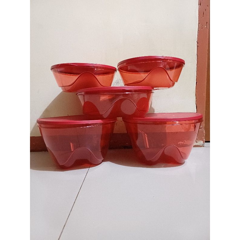 PROMO 3S Bowl Tupperware Original Mangkok Saji dengan Tutup
