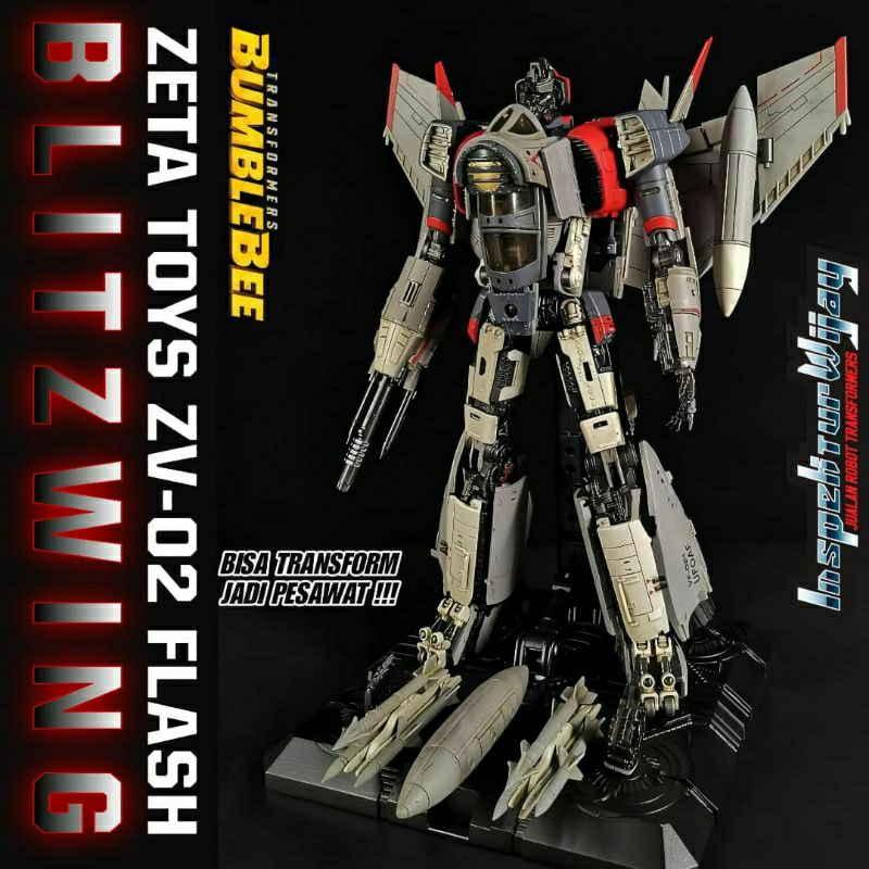 ZETA TOYS BLITZWING ZV-02 FLASH ZV02 lebih bagus dari BMB SX-01 THUNDER WARRIOR SX01