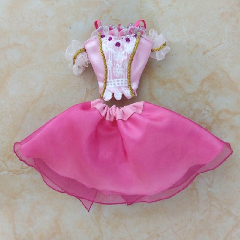 Dress Barbie Clara Nutcracker Handmade Mattel Original Boneka Doll Bekas Second Jadul Preloved