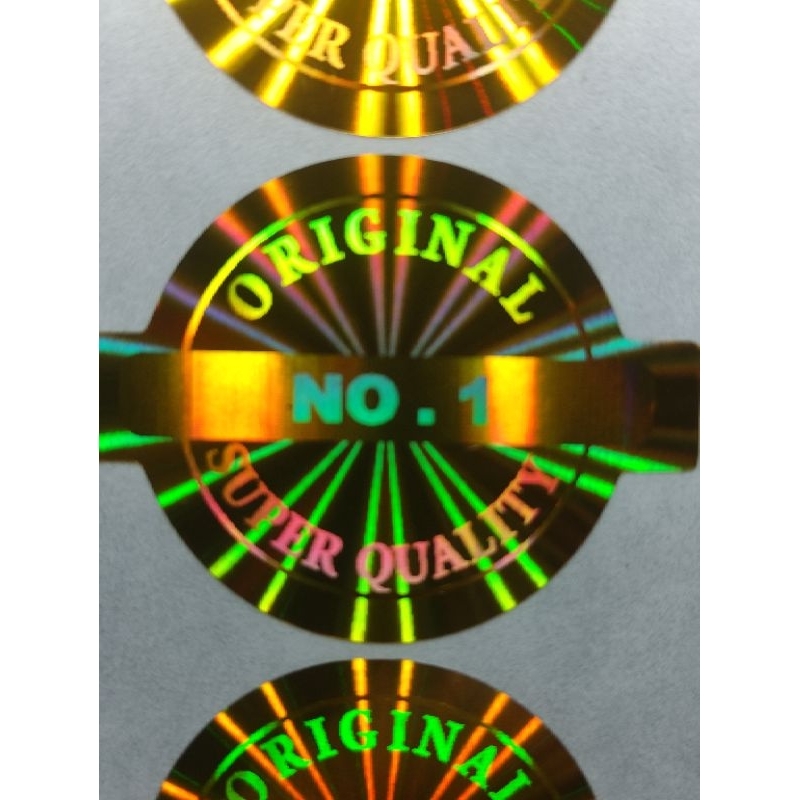 

Stiker hologram Original No. 1
