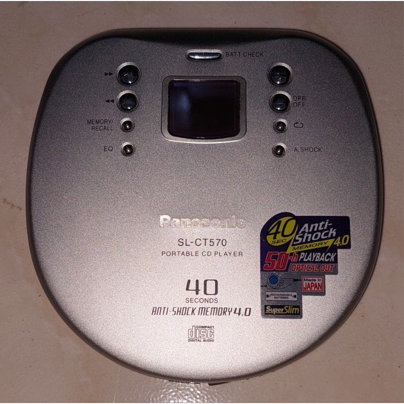 discman Portable CD Player PANASONIC SL-CT570