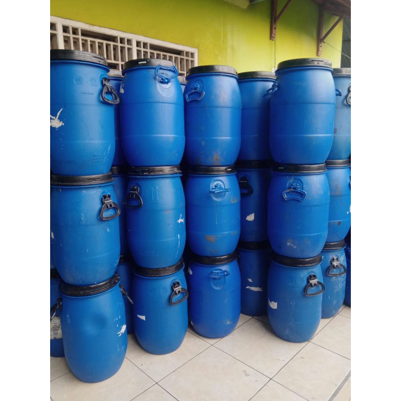 tong sampah/tong biru bekas 30L