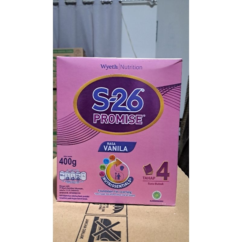 

S-26 PROMISE TAHAP 4 RASA VANILA 400g