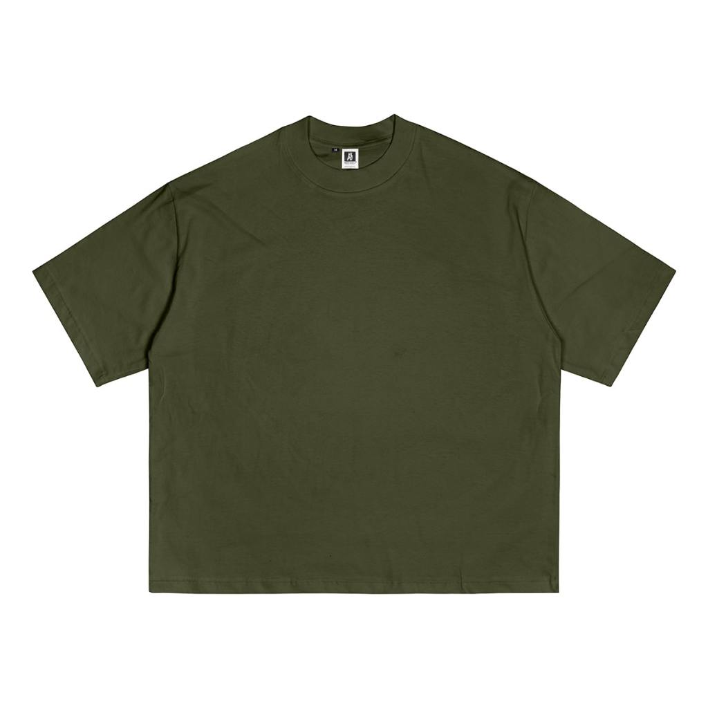HLPD WeirdWorld | Baju Kaos | T shirt | Boxy Tee - Basic Polos Rifle Green