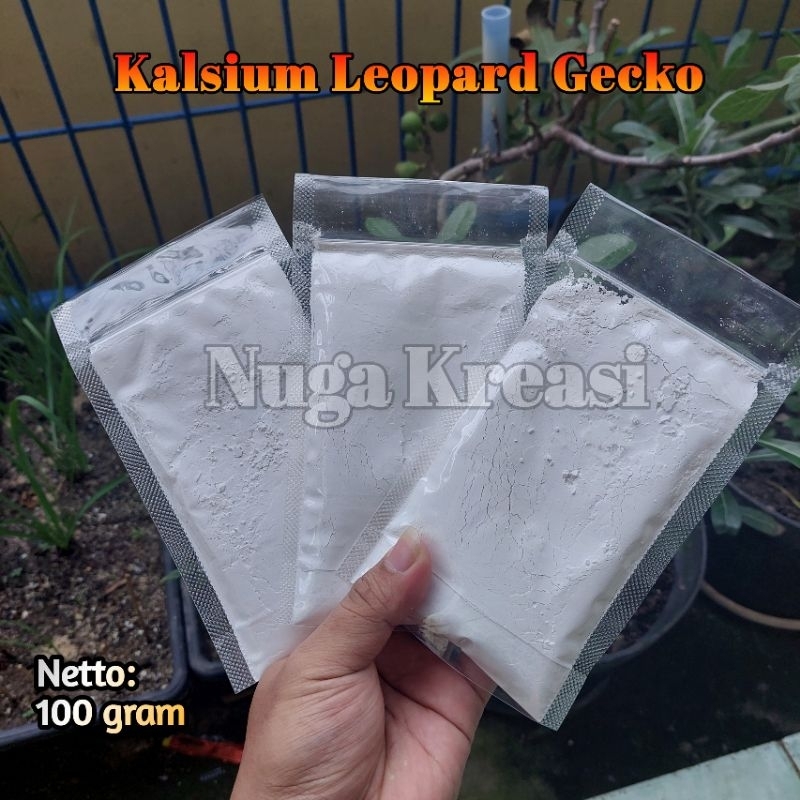 Vitamin Gecko - Kalsium Calsium Gecko/ Kalsium Calsium Reptil 100 gram
