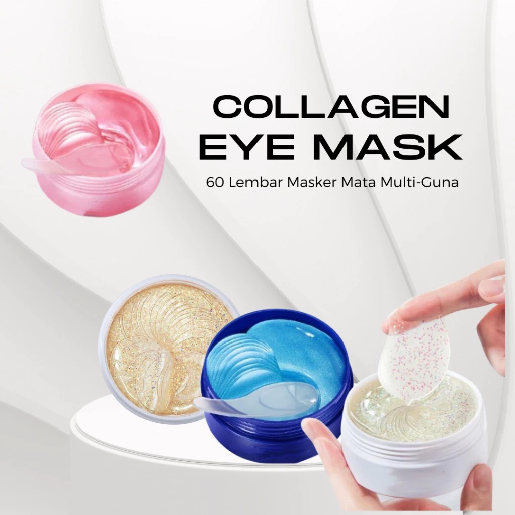 BPOM Halal Masker Mata Panda Collagen Isi 60 Lembar 80 Gr [BPOM] TERMURAH ISI 60 LEMBAR Eye Mask Mas