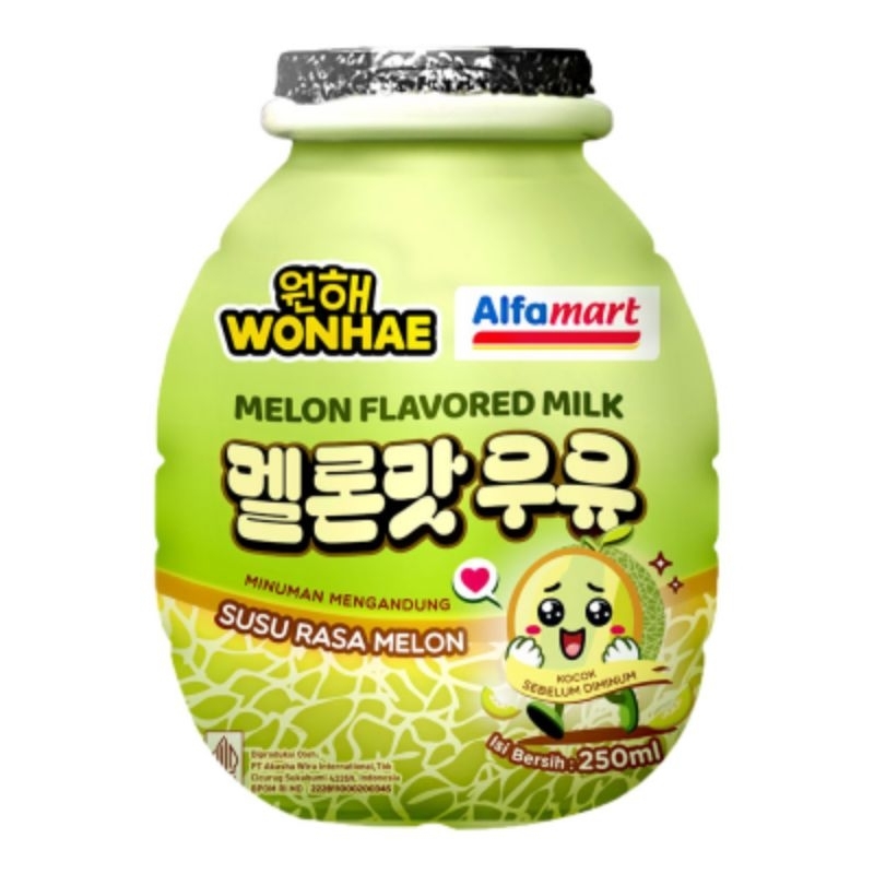 

Wonhae Mujigae Melon Flavored Milk Susu Rasa Melon 250ml