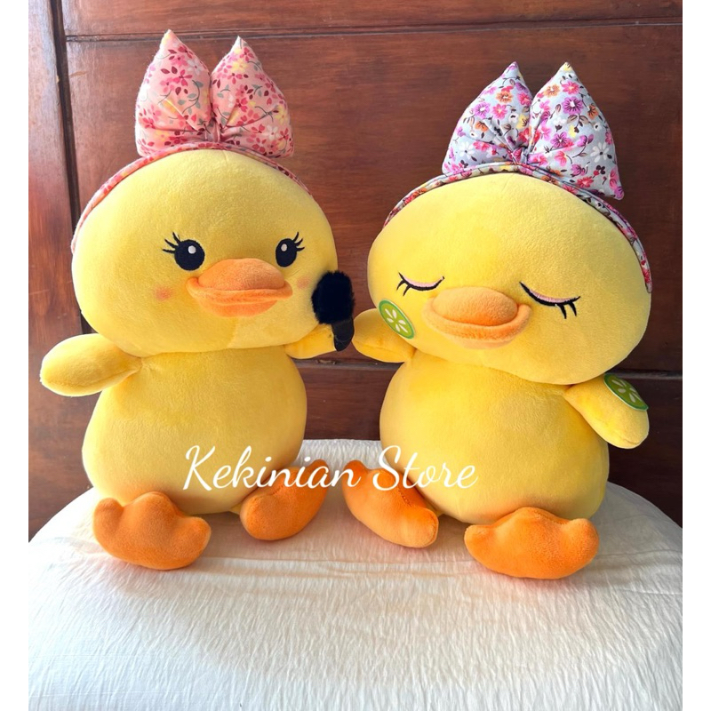 Boneka Duck Girly Duck Make Up Boneka Bebek Boneka Lucu Boneka Viral Boneka Bebek Girly Duck Mask