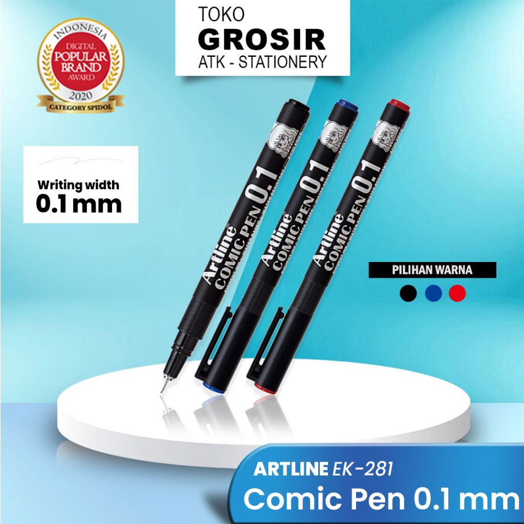 

Grosir Spidol Artline Comic Pen (0.1 mm) / EK-281