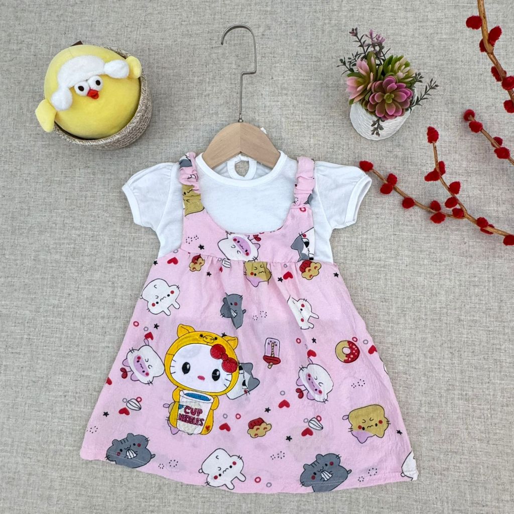 Overall Anak Perempuan - Overall Bayi Perempuan 6 12 Bulan - Dress Overall Anak Perempuan
